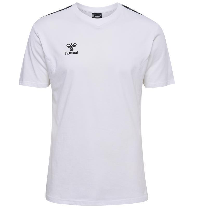 hummel Authentic CO T-Shirt Herren - weiß/schwarz