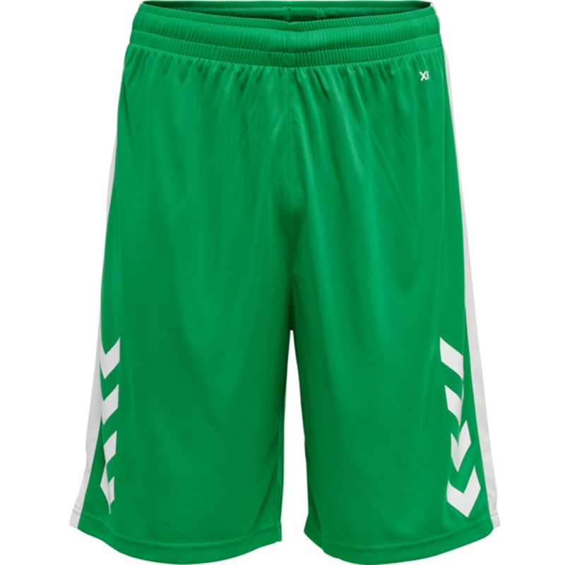 hummel Core XK Basketball Shorts Herren - grün/weiß