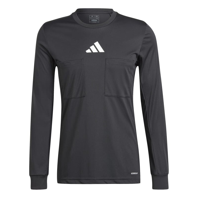 adidas Referee 24 Schiedsrichter Trikot Langarm Herren - schwarz/weiß