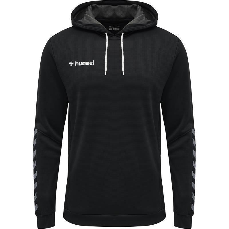 hummel Authentic Hoodie Kinder - schwarz/weiß