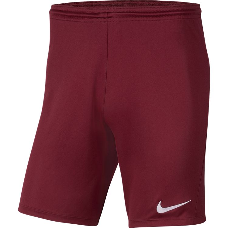 Nike Park III Short Herren - dunkelrot