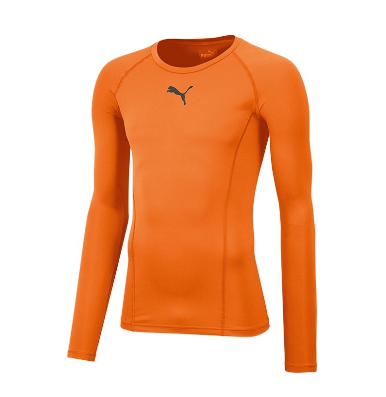 Puma Liga Baselayer Langarm Shirt Herren - orange