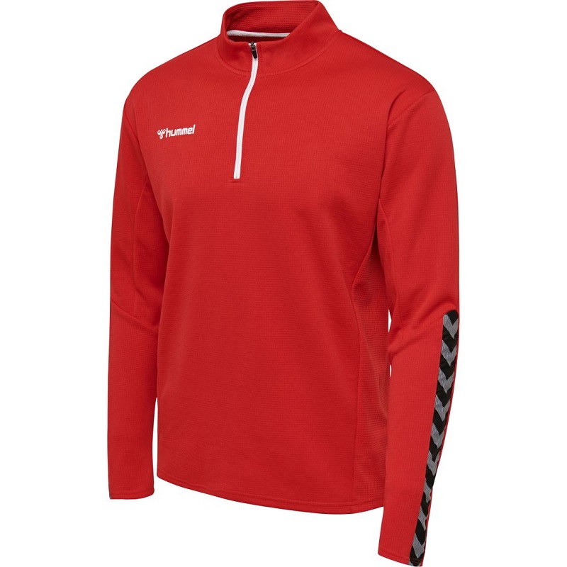 hummel Authentic Half Zip Sweatshirt Herren - rot