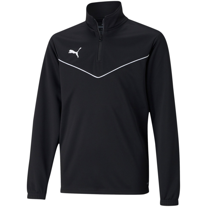 Puma teamRISE Trainingstop Kinder - schwarz/weiß