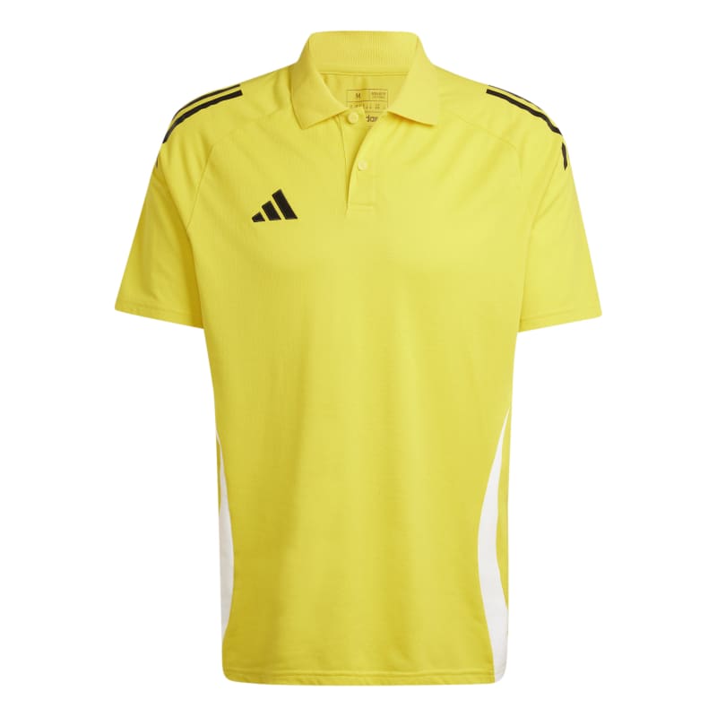 adidas Tiro 24 Competition Poloshirt Herren - gelb/schwarz/weiß