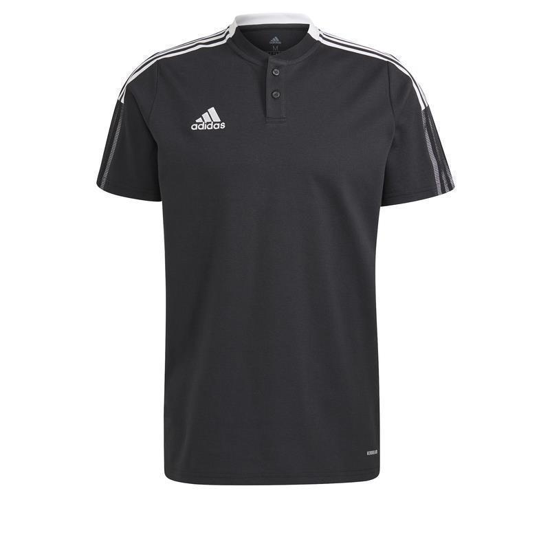 adidas Tiro 21 Poloshirt Herren - schwarz