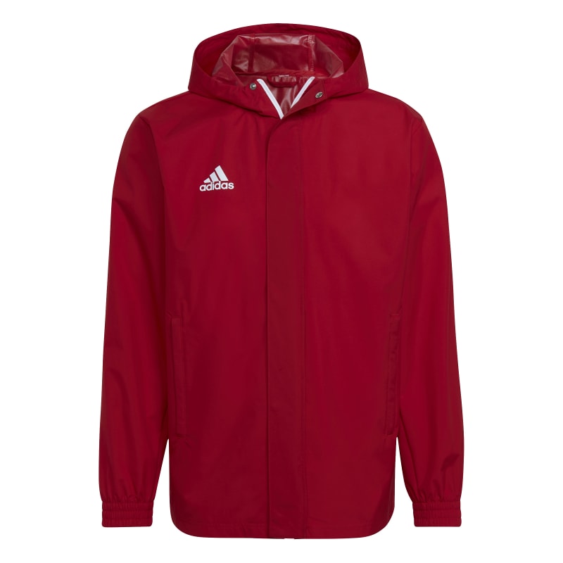 adidas Entrada 22 Allwetterjacke Herren - rot/weiß