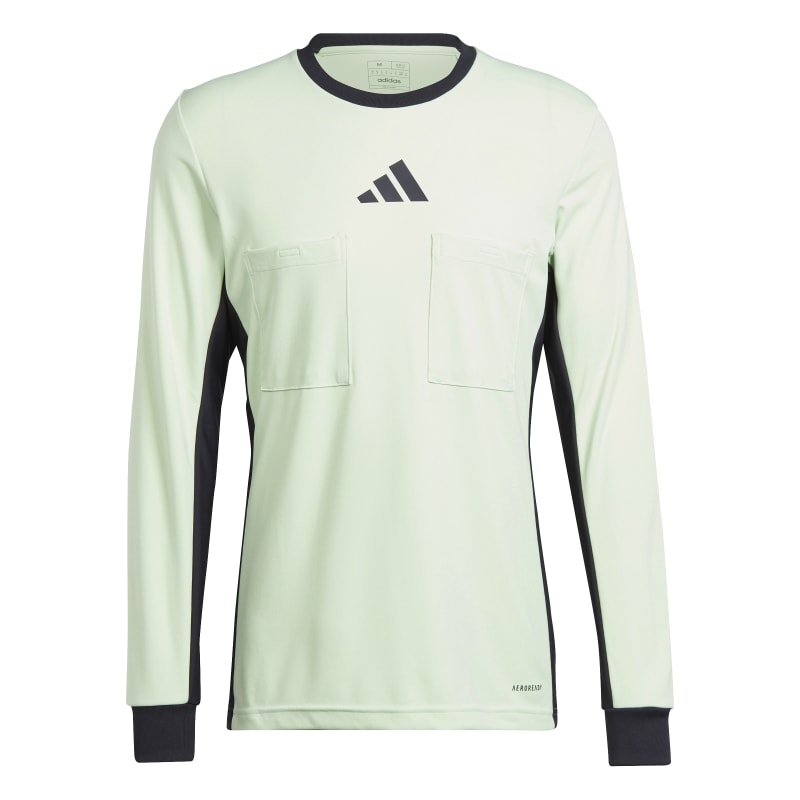 adidas Referee 24 Schiedsrichter Trikot Langarm Herren - hellgrün/schwarz