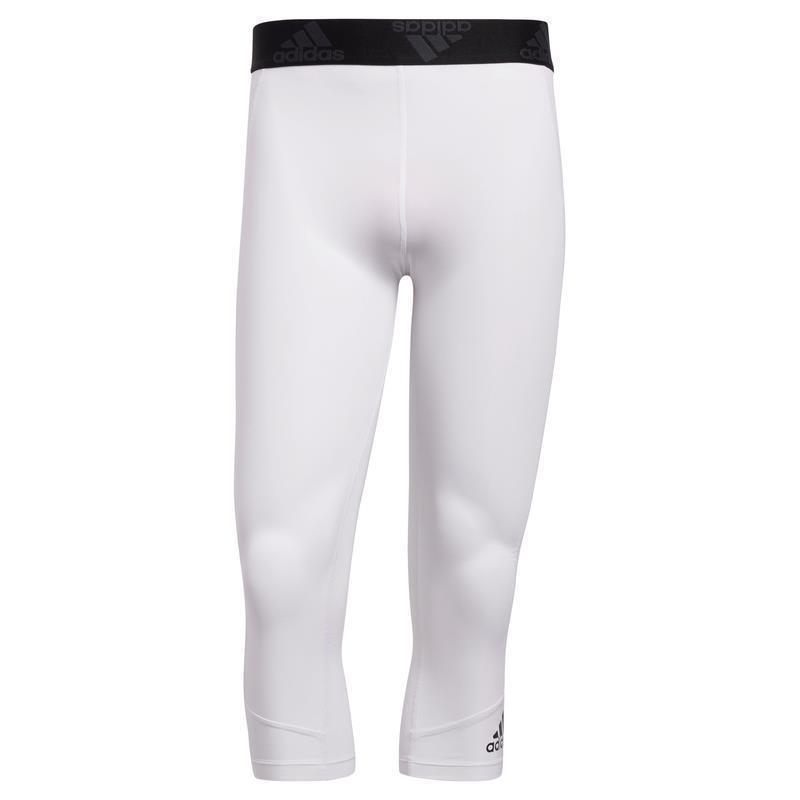 adidas Techfit Funktionsleggings 3/4 Herren - weiß