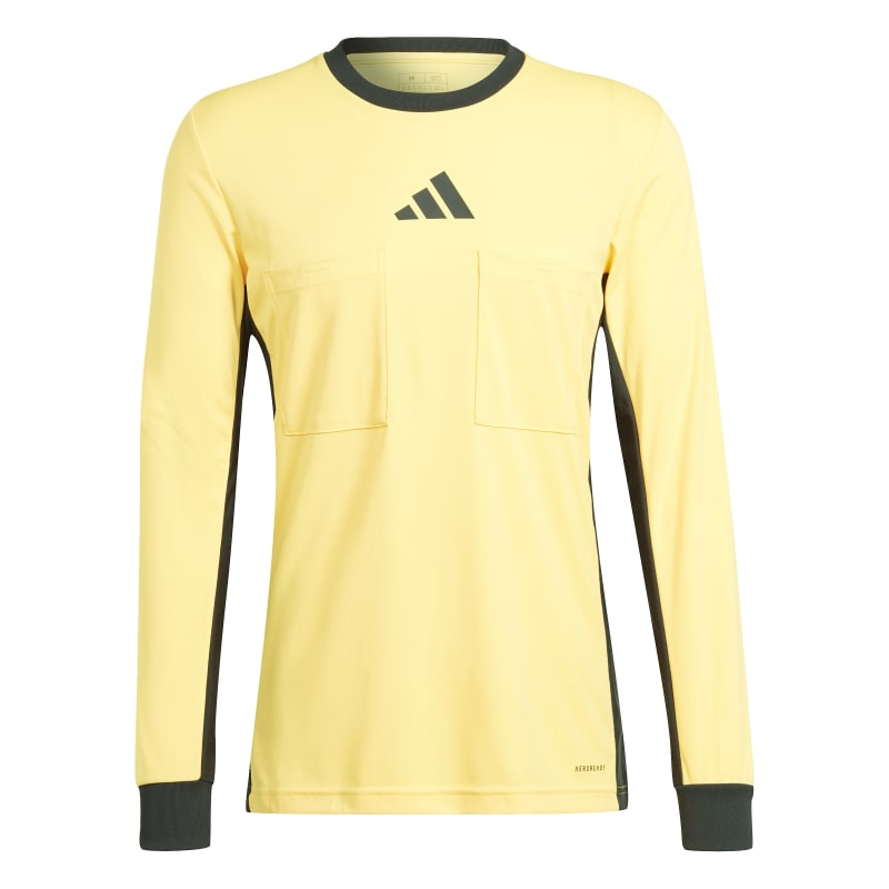 adidas Referee 24 Schiedsrichter Trikot Langarm Herren - gelb/schwarz