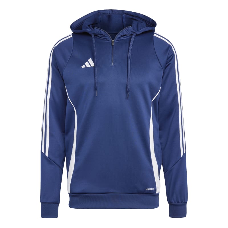 adidas Tiro 24 Half-Zip Hoodie Herren - navy/weiß