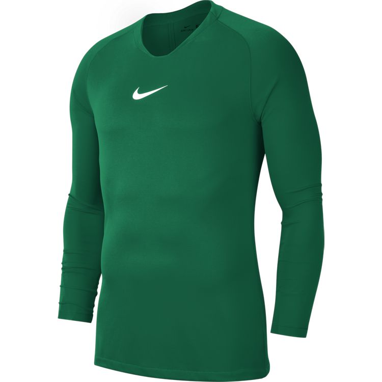 Nike Park Funktionsshirt Langarm Herren - grün