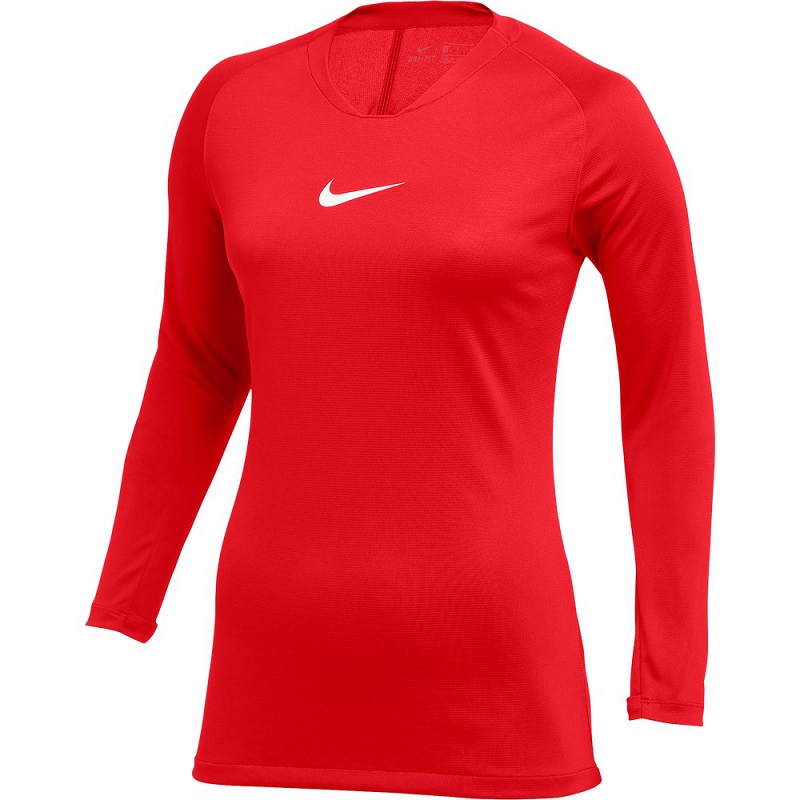 Nike Park First Layer Langarm Shirt Damen - rot