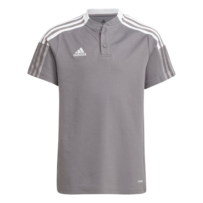 adidas Tiro 21 Poloshirt Kinder - grau