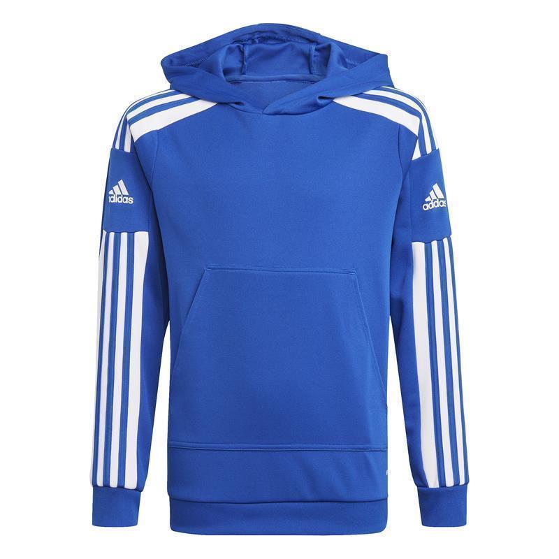 adidas Squadra 21 Hoodie Kinder - blau/weiß