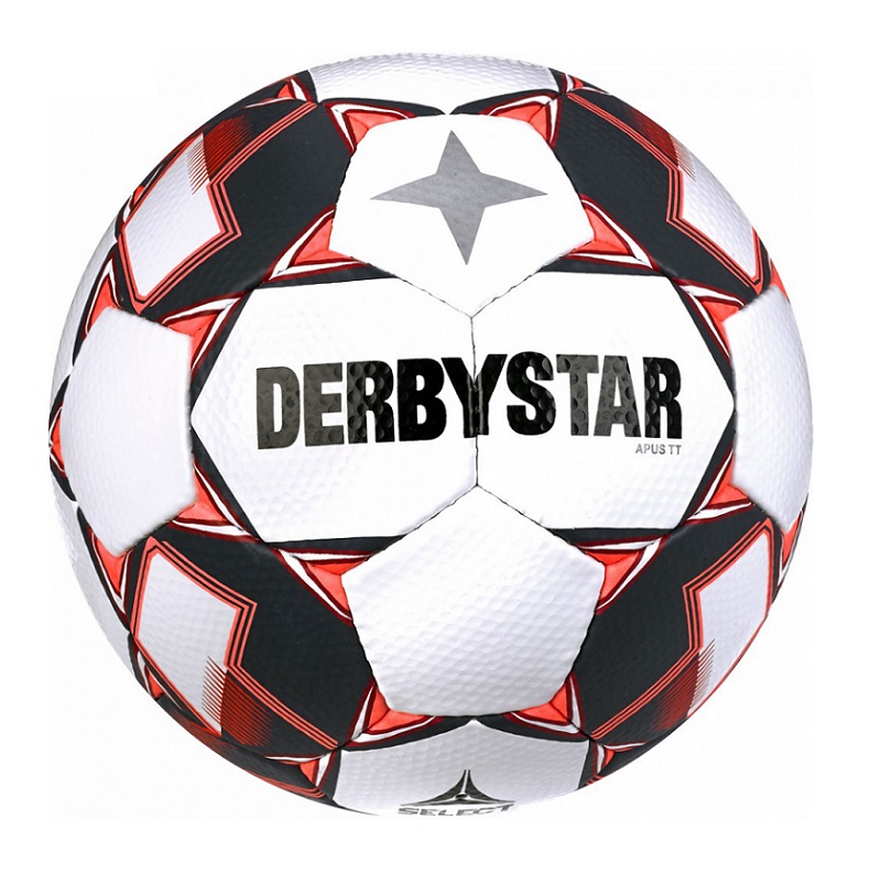 Derbystar Apus TT v23 Fußball Gr.5 - weiß/rot/schwarz